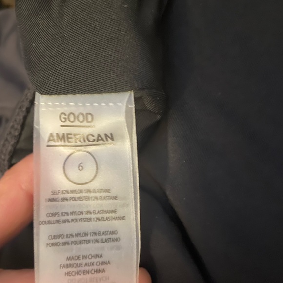 Good American One Piece Swimsuit Black Sz 3X - Picture 5 of 9